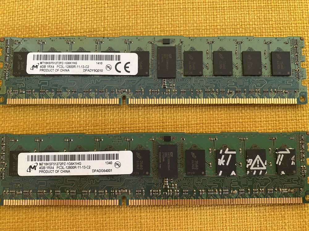 Memoria RAM 4GB 1RX4 PC3L