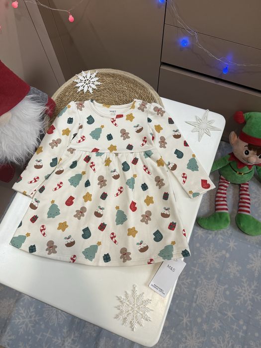 Новорічна сукня на флісі