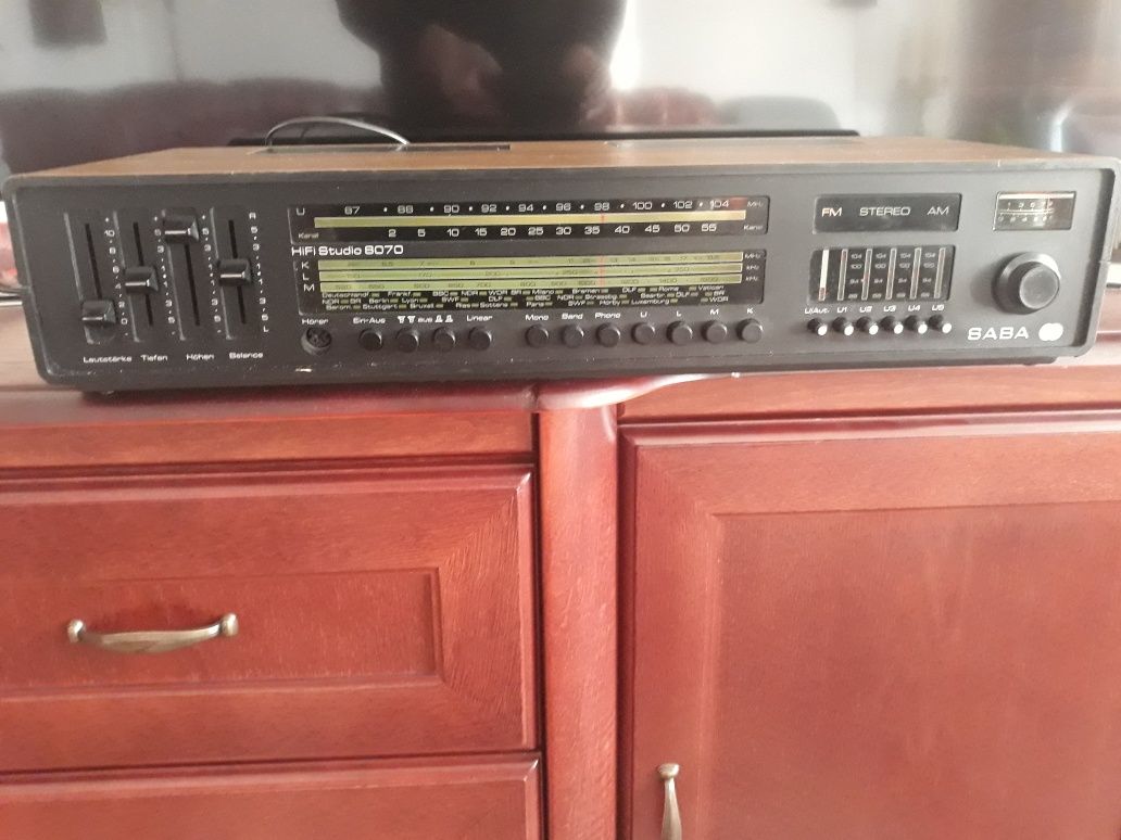 Amplituner SABA hi-fi studio 8070,radio-wzmacniacz, sprawny.