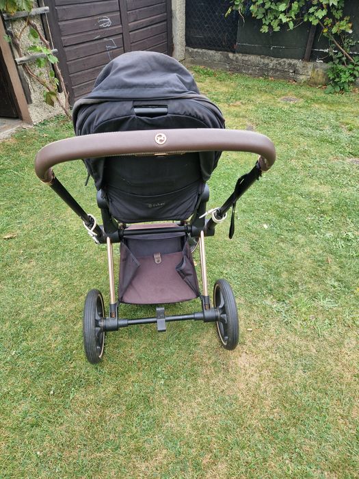 Wózek dziecięcy wraz z gondolą, spacerowką i nosidłem cybex