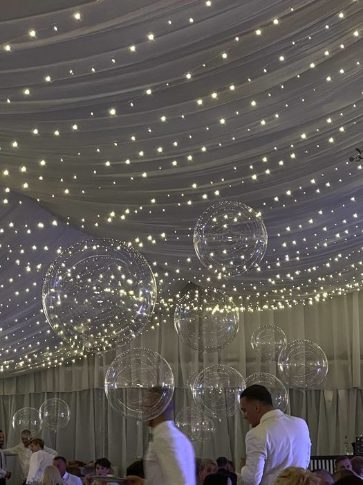 Światełka choinkowe dekoracje ślub wesele dom ogród
