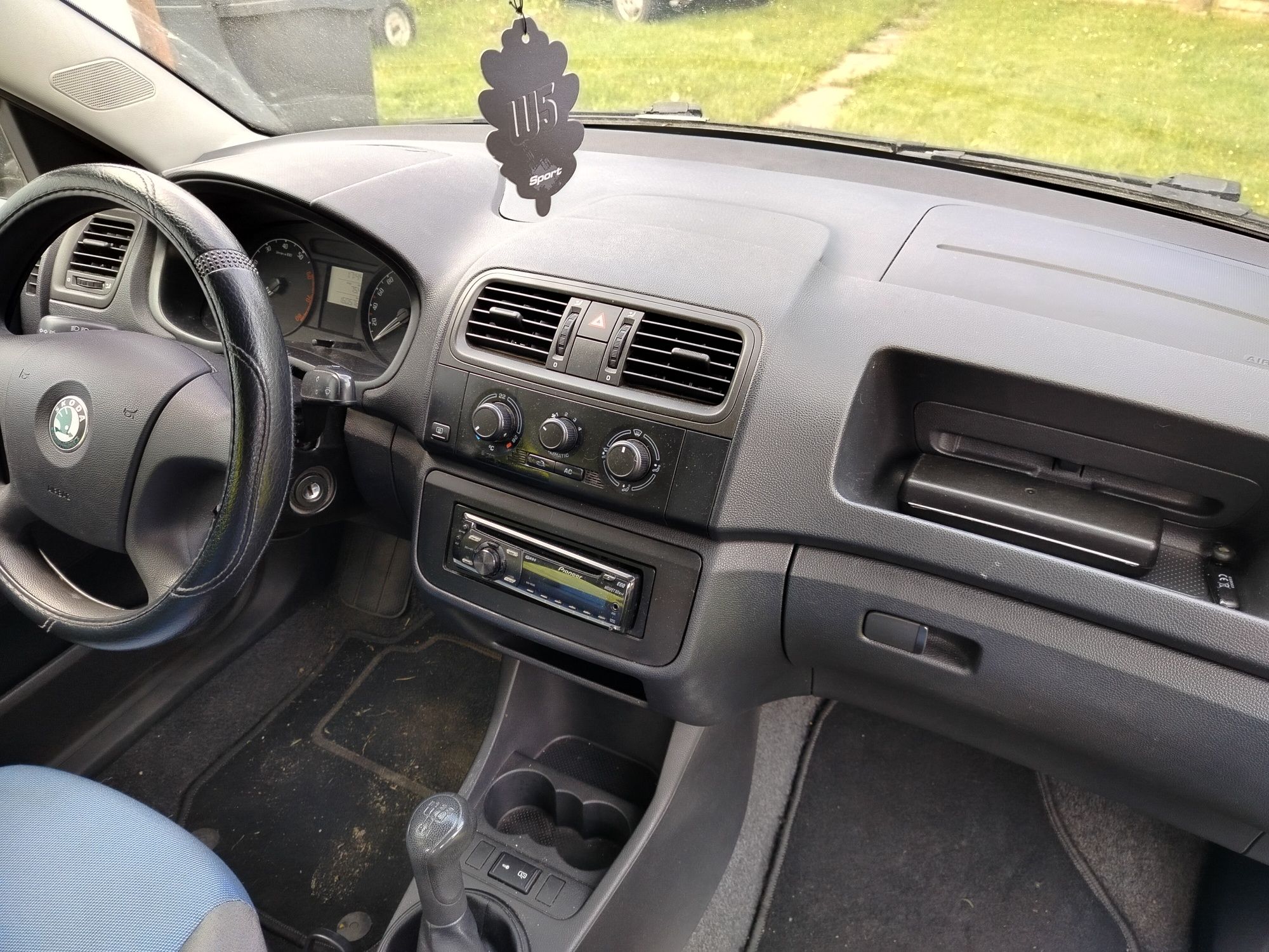 Skoda Fabia uszkodzona