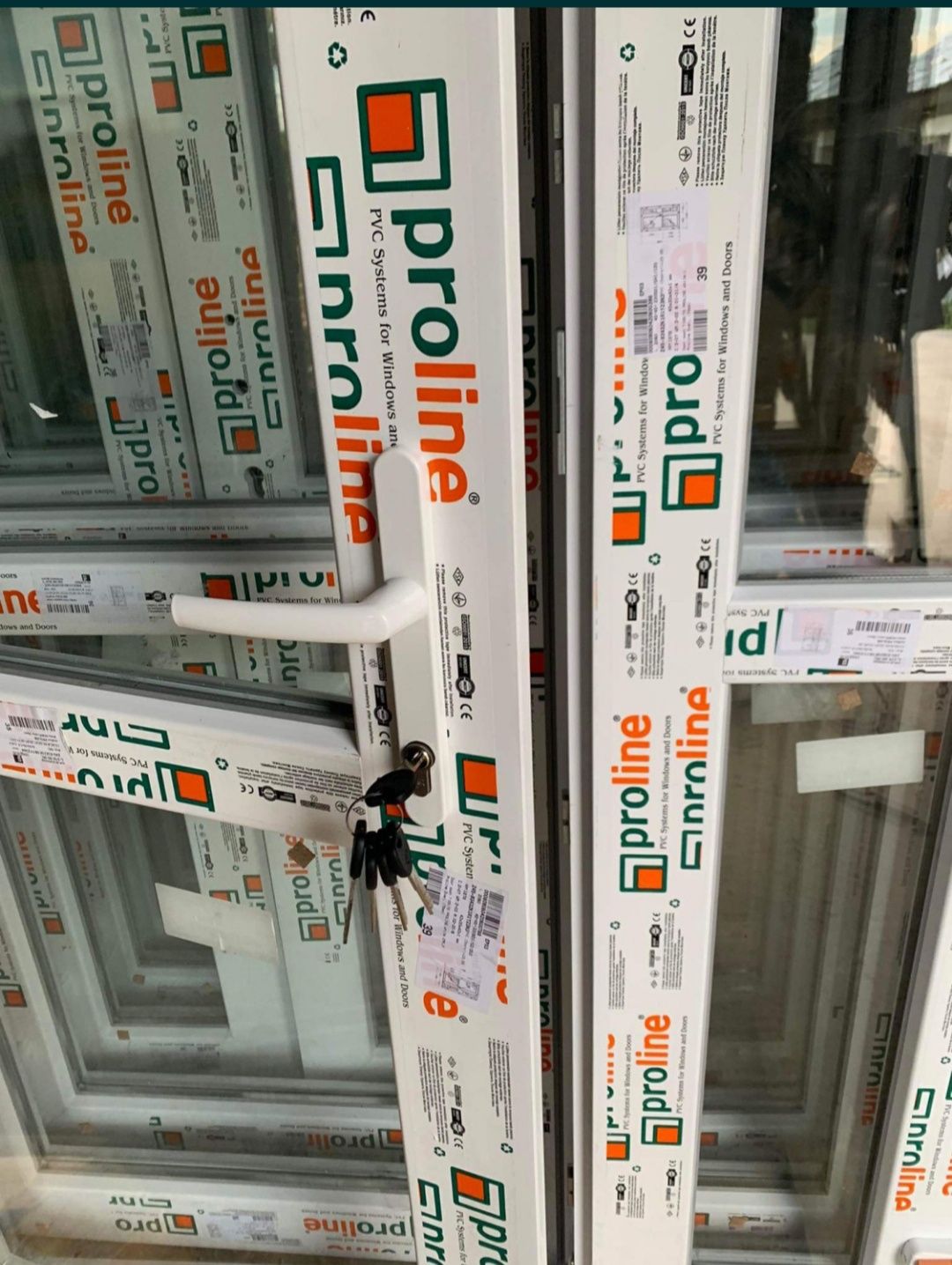 Drzwi pcv profil gruby 70mm wymiar 125x210 140x210 180x210
