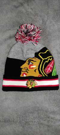 Czapka klubu hokejowego Chicago Blackhawks NHL