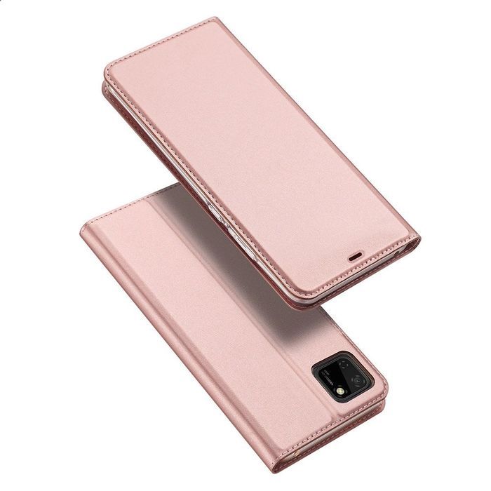 DUX DUCIS Skin Pro kabura etui pokrowiec z klapką do Huawei Y5p różowy