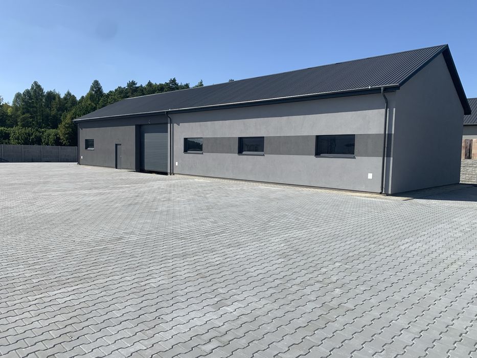 Do wynajęcia hala magazynowa z placem utwardzonym