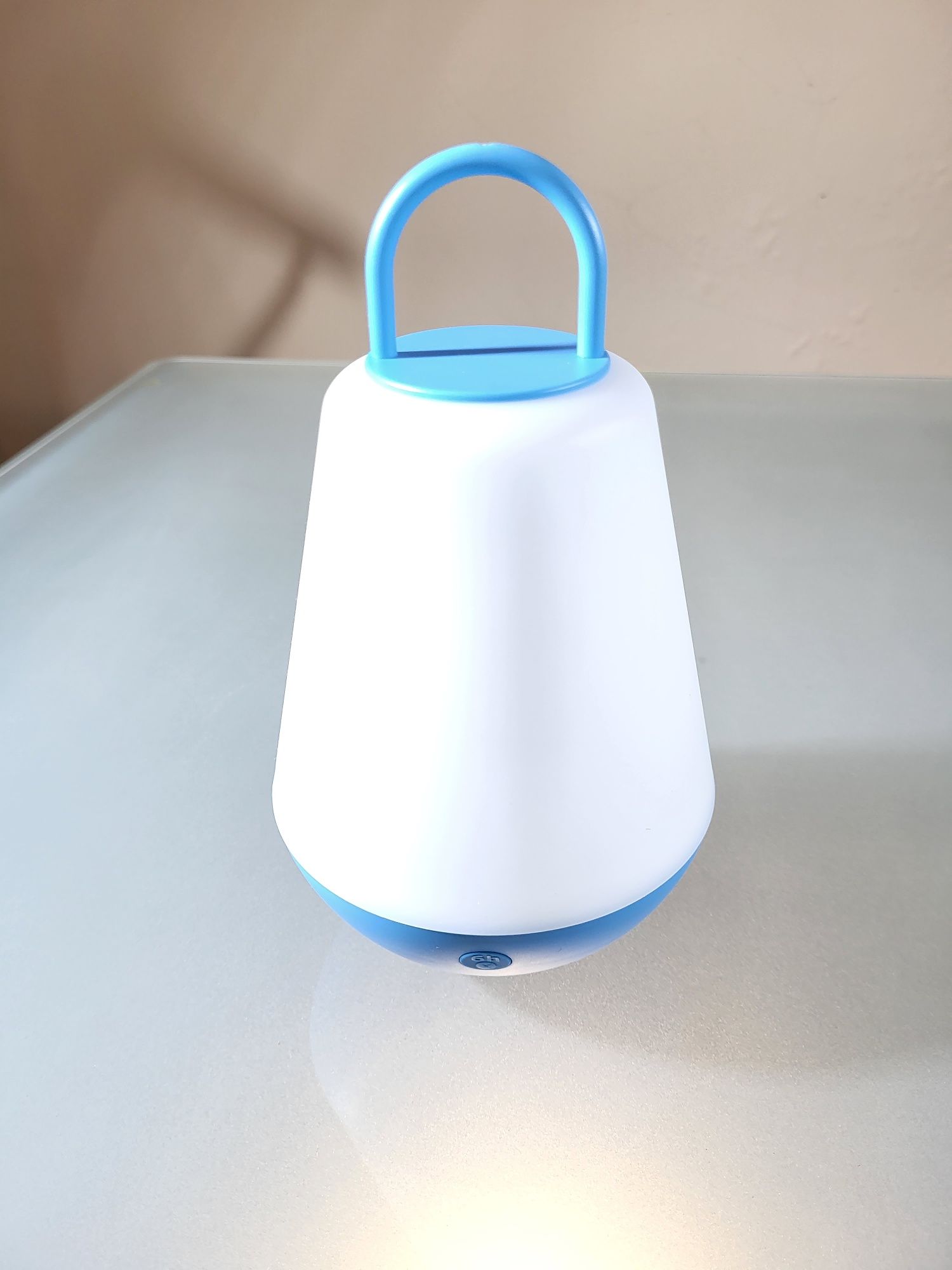 IKEA Sommarlanke Przenośna Lampa Stołowa LED 21 cm na Baterie