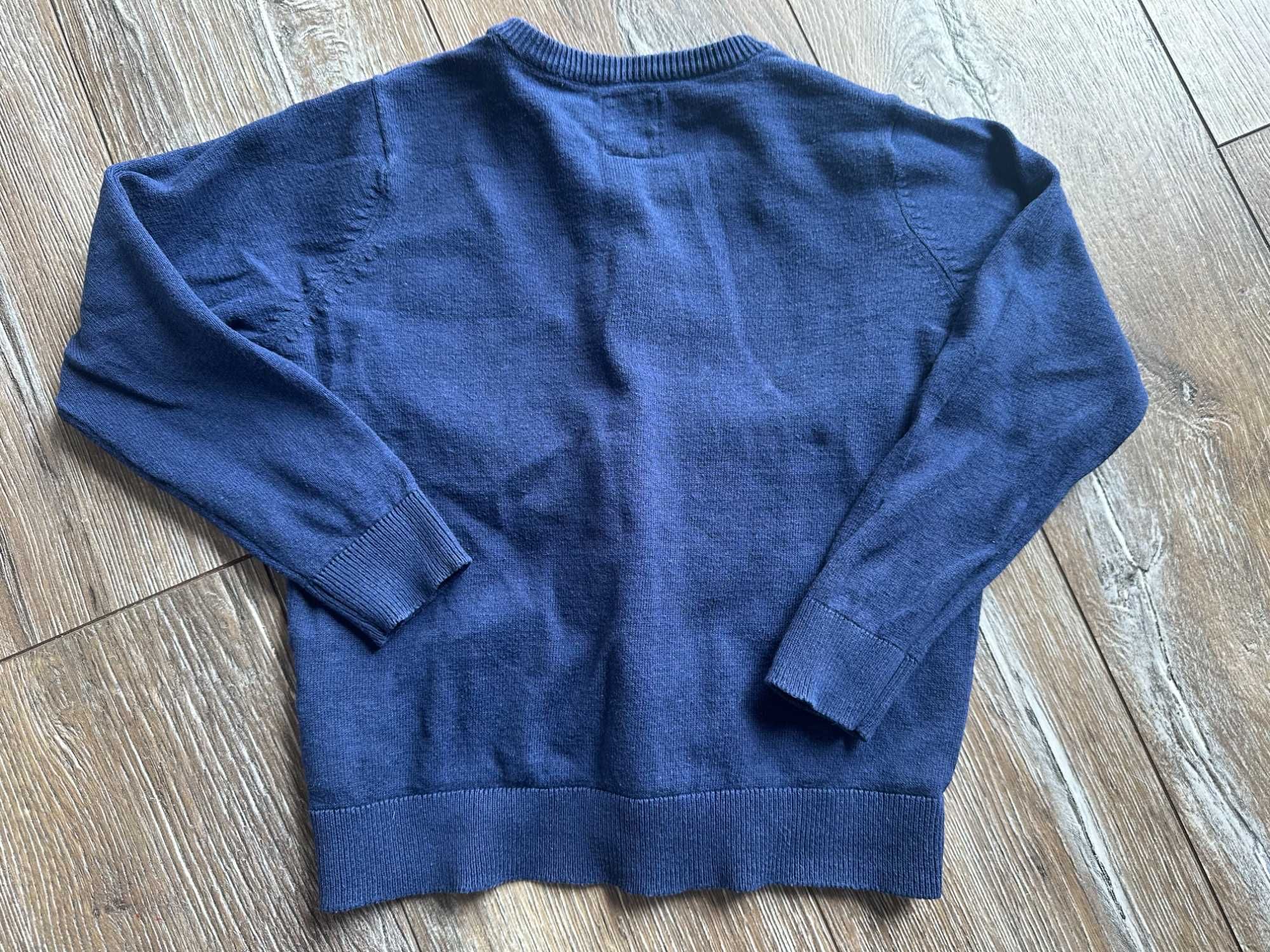 Sweter 104 cm piękny granatowy bawełniany Cool Club Stan idealny Smyk
