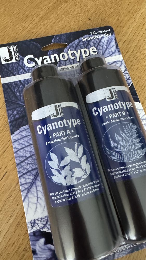 Jacquard Cyanotype Set / zestaw do drukowania sloncem / Cyjanotypia