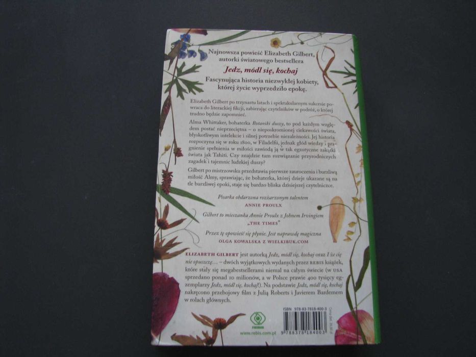 "Botanika Duszy" Elizabeth Gilbert
