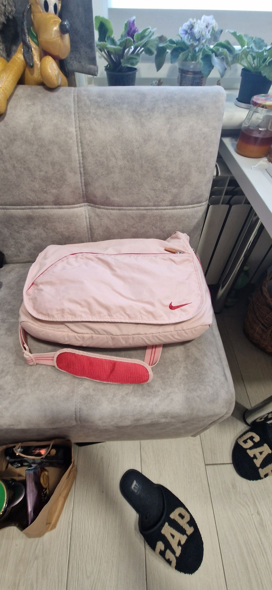 Сумка спортивная розовая Nike оригинал