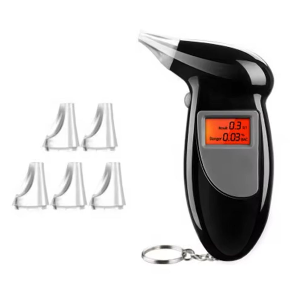 алкоТестер цифровой Alcohol Tester драгер алкометр на алкоголь в крови