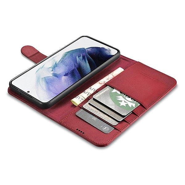 Etui ICarer Haitang Leather Wallet Case do Samsung Galaxy S22 Ultra cz