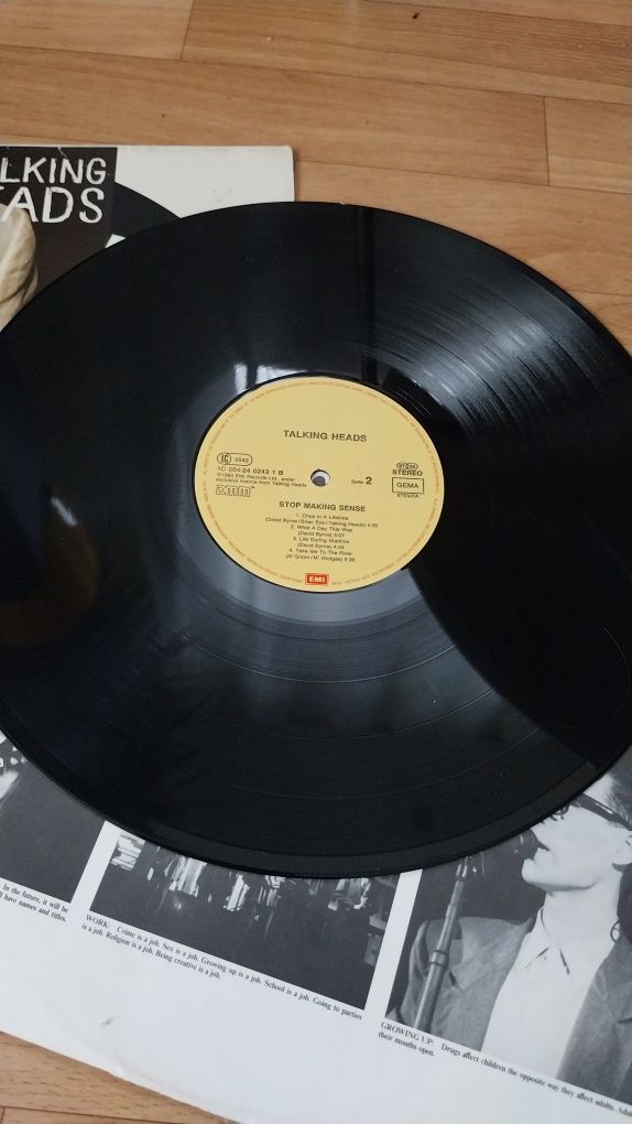 Talking Heads " Stop Making Sense " Vg winyl