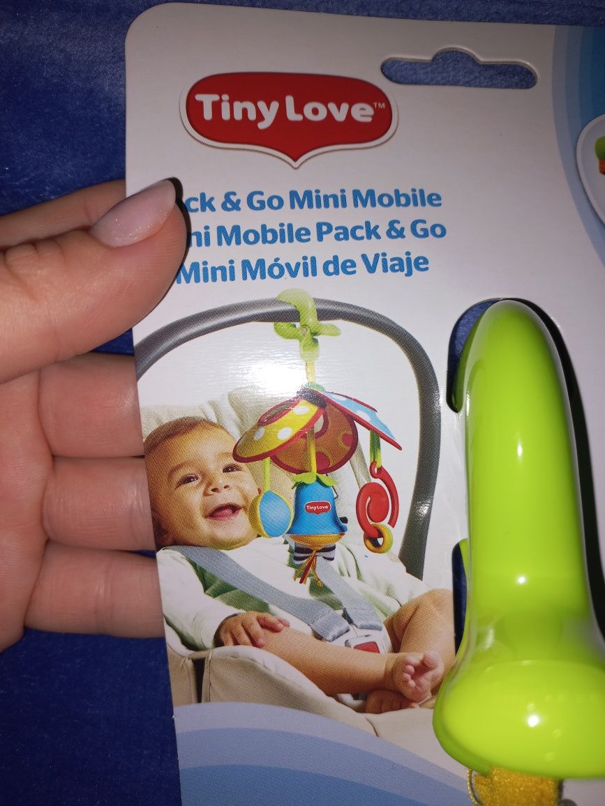 Мини мобиль tiny love новый на коляску прищепка подвеска