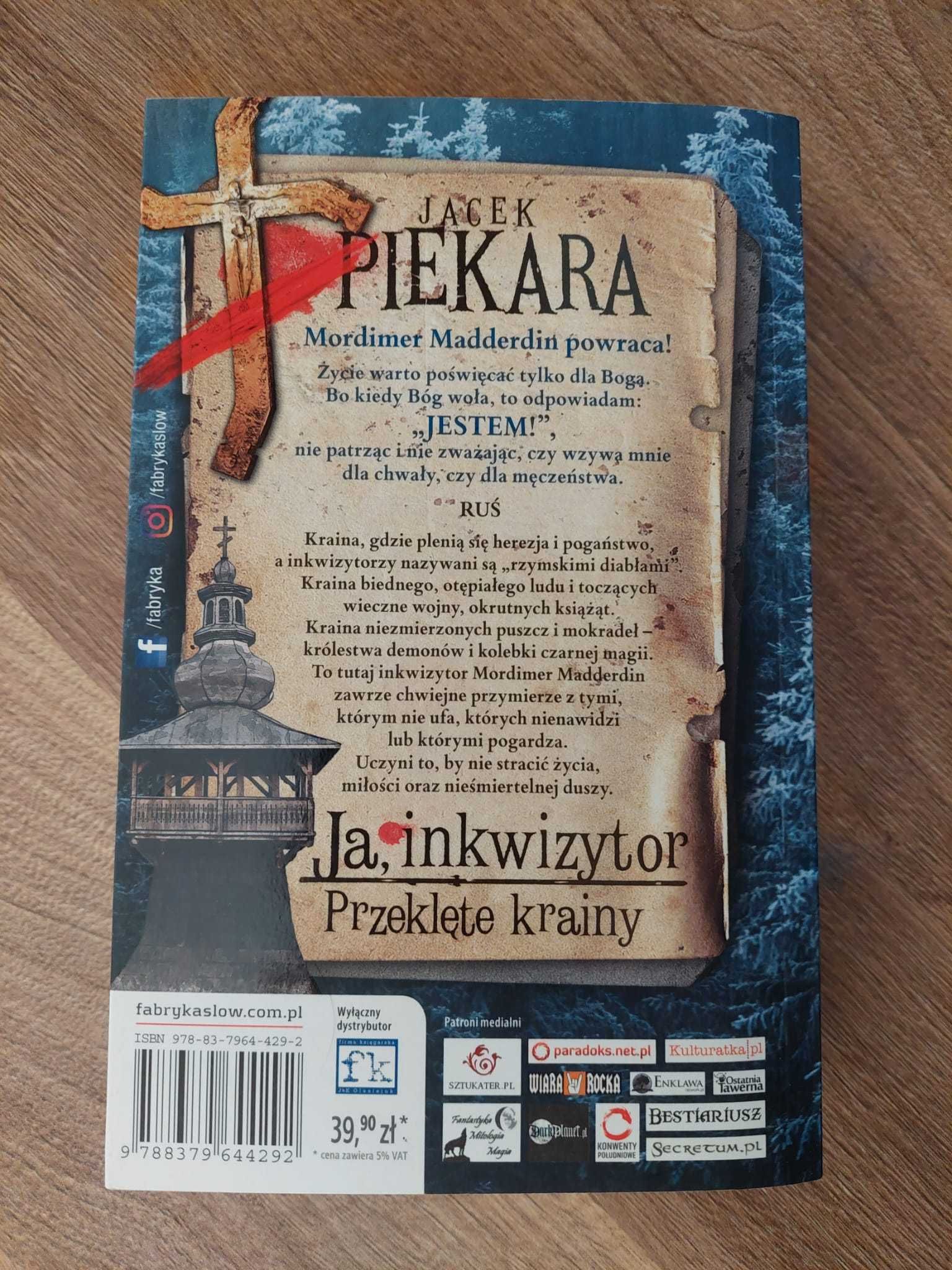 Książka Ja, inkwizytor Przeklęte Krainy, miękka oprawa