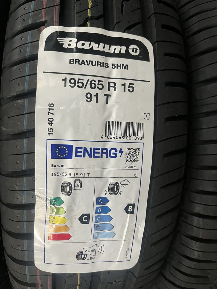 195/65R15 91H 2023r Barum Bravuris 5HM nowe opony 15 letnie