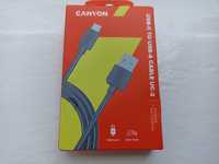 Кабель для зарядки,передачи данных Canyon USB-A/USB-C,дл.2м,новый
