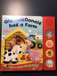 Książeczka po angielsku z dźwiękami  Old MacDonald had a farm