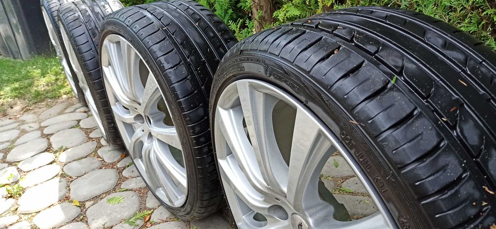 Felgi aluminiowe Brock 20″ + opony letnie – komplet 4 sztuki