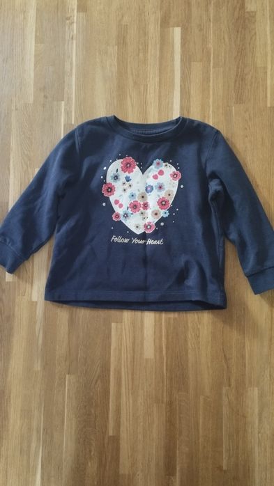 Bluza dziewczęca bez kaptura