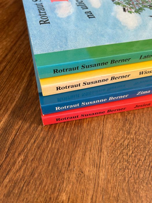 Wiosna Lato Jesień Zima na ulicy czereśniowej zestaw