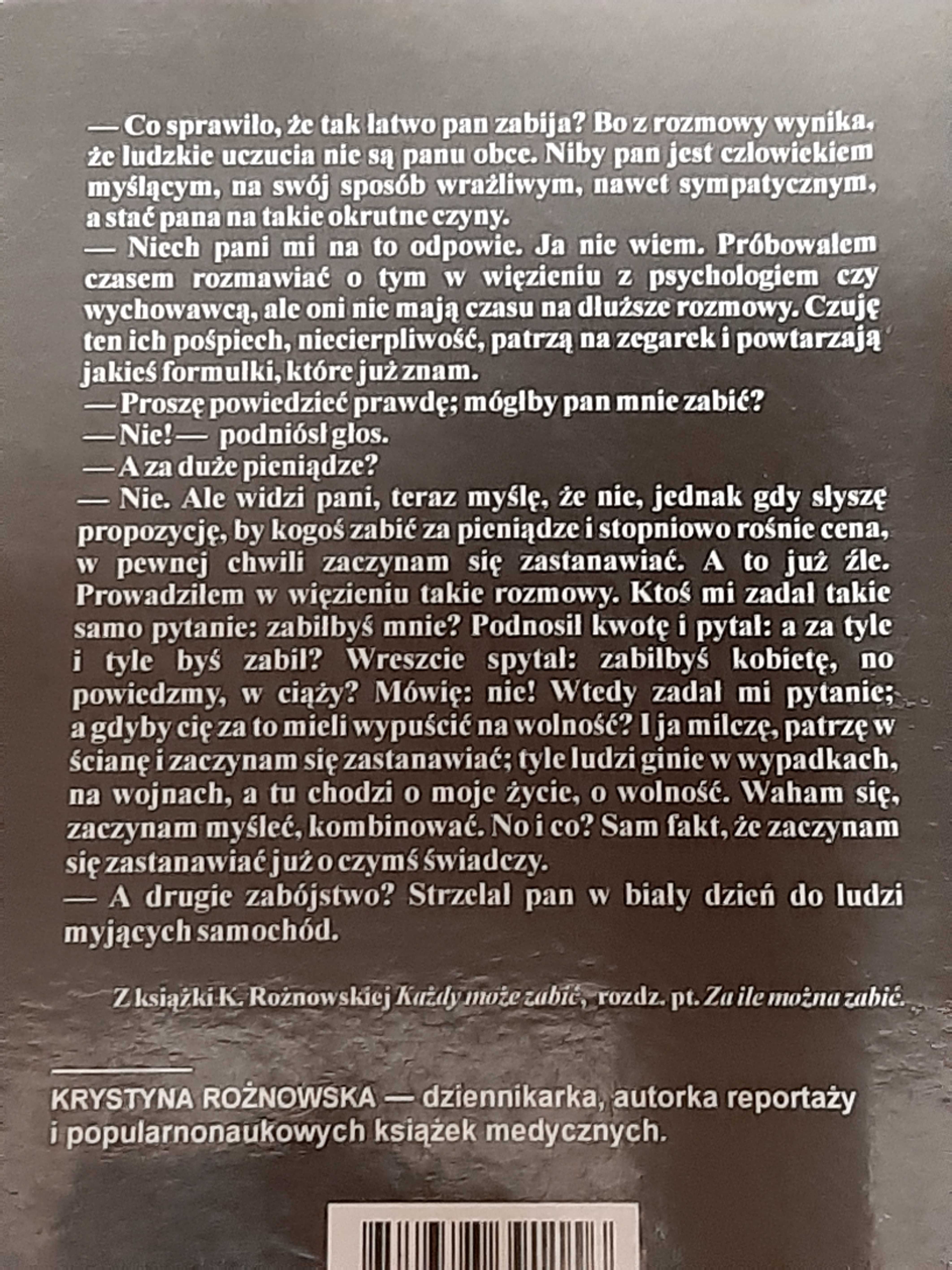 Każdy może zabić Krystyna Rożnowska