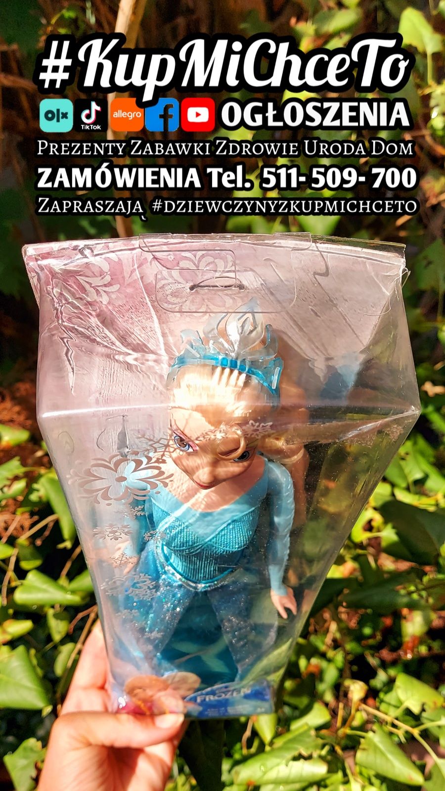 Lalka Elsa FROZEN Kraina Lodu Mattel typu Barbie #KupMiChceTo zabawki