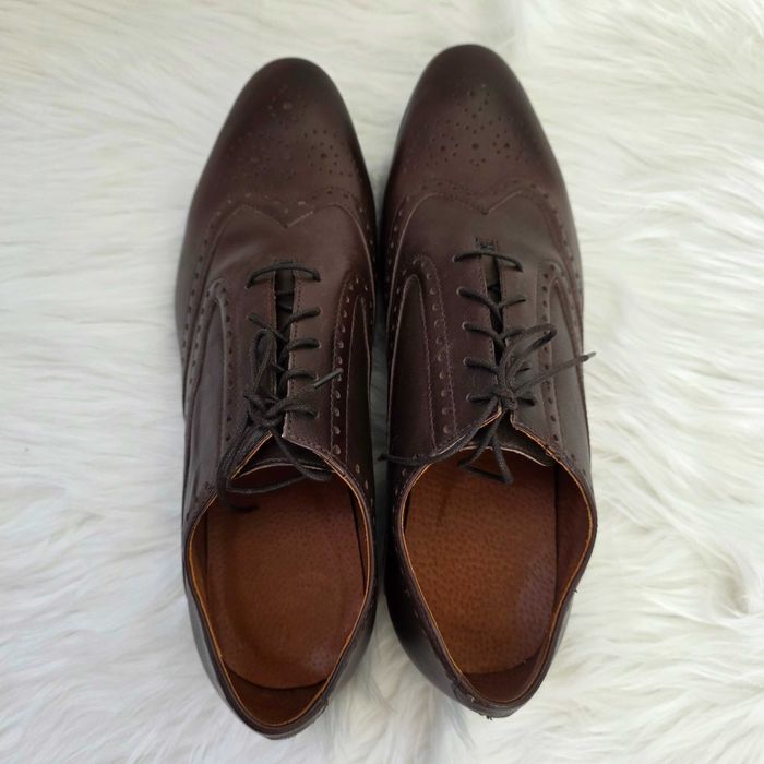 Półbuty męskie buty pantofle wizytowe eleganckie Nico Rarini rozm. 43