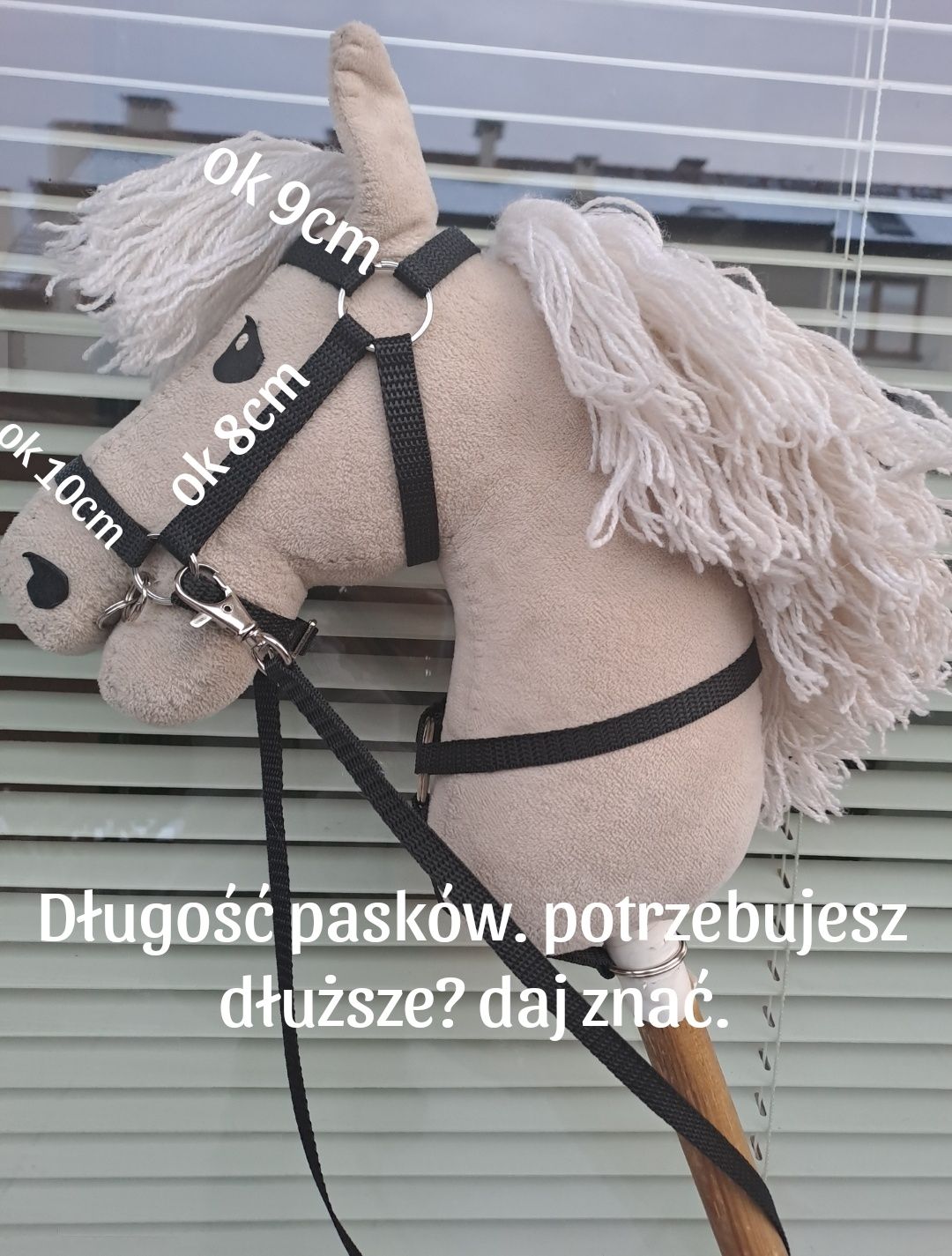 Zestaw ogłowie uprząż dla hobby horse a4