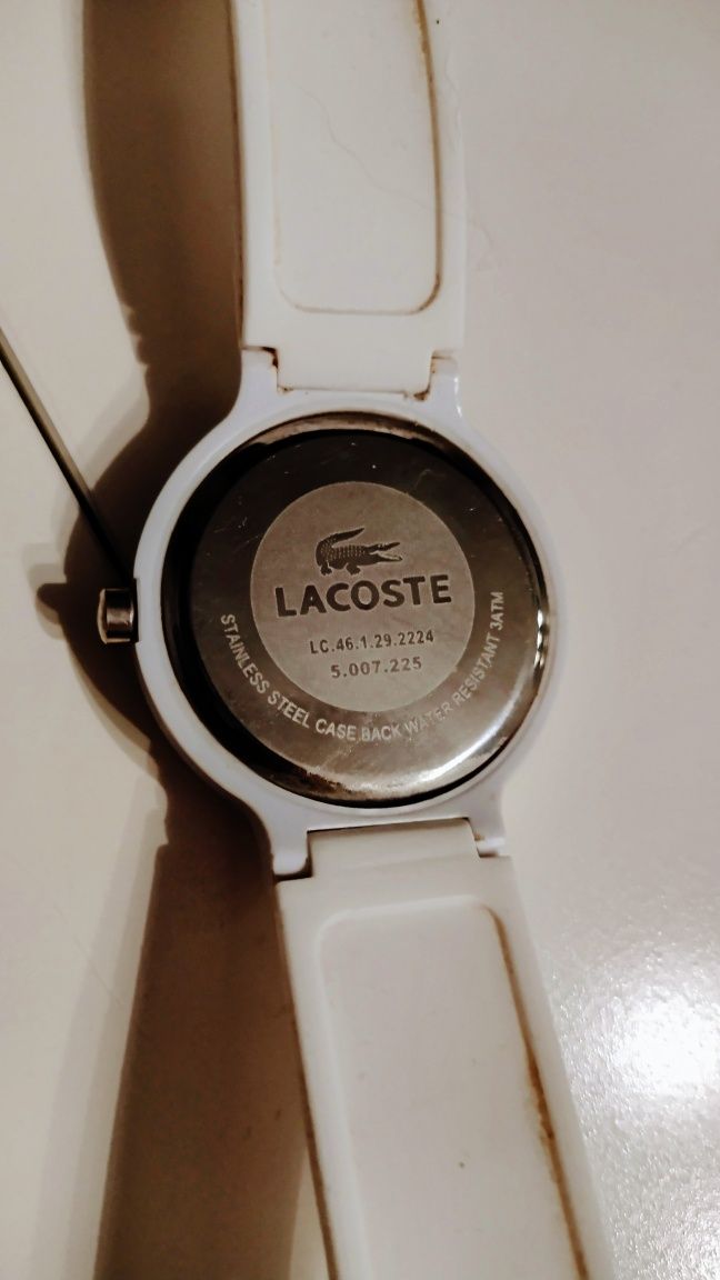 Zegarek Lacoste Silikonowy Biały