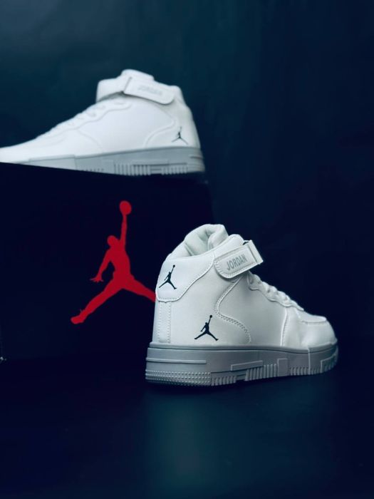 Nike Jordan Retro мужские белые зимние кроссовки Найк Джордан ретро