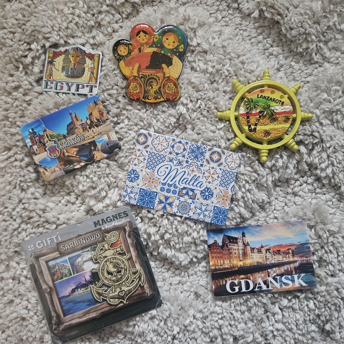 Magnes magnesy na lodówkę Hiszpania Malta Spain Kraków gdańsk lanzarot