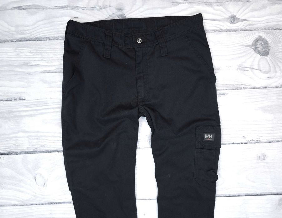 HELLY HANSEN Męskie Spodnie Robocze Czarne C48 W33 L32