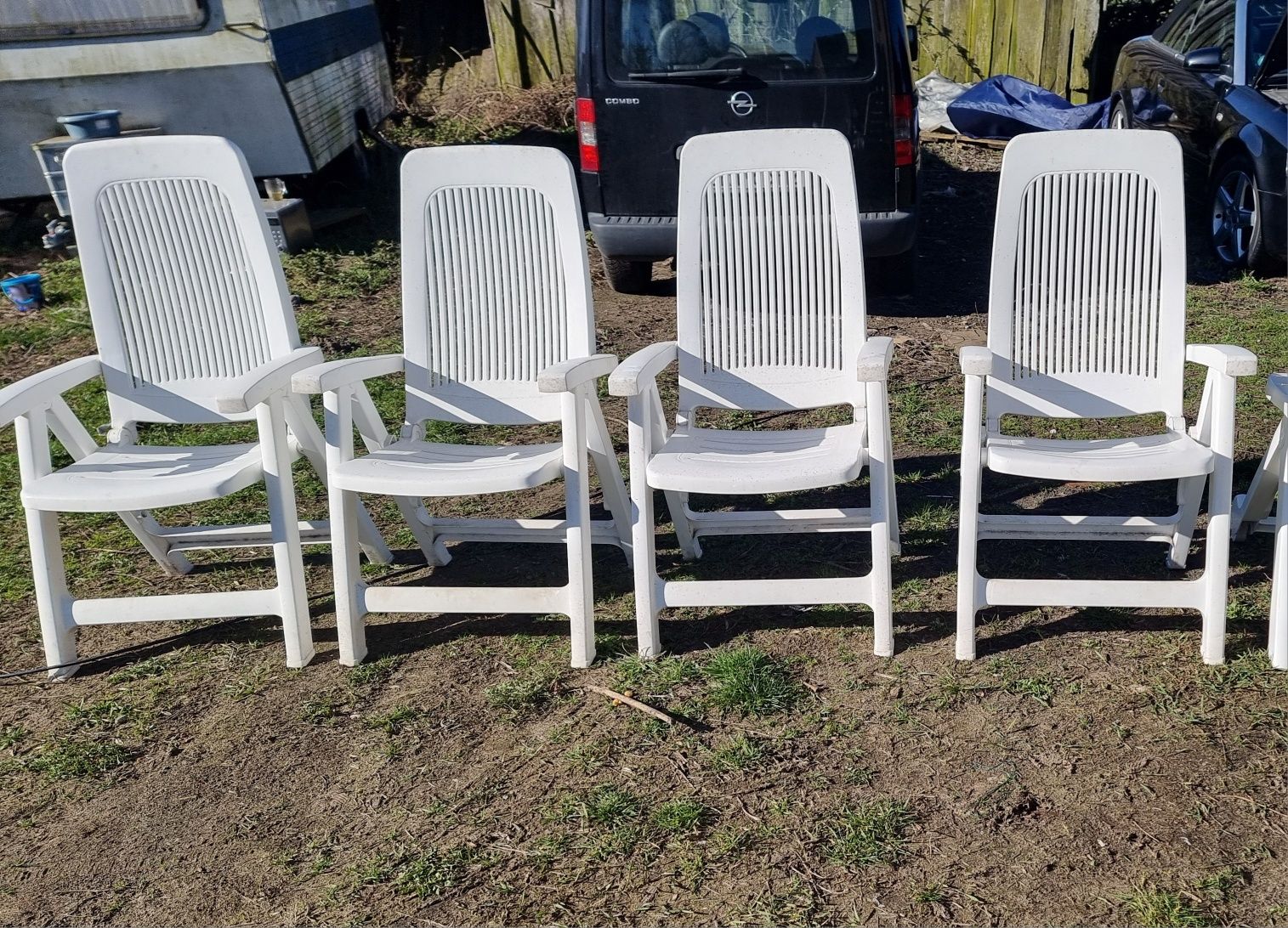 Krzesła rozkładane ogrodowe