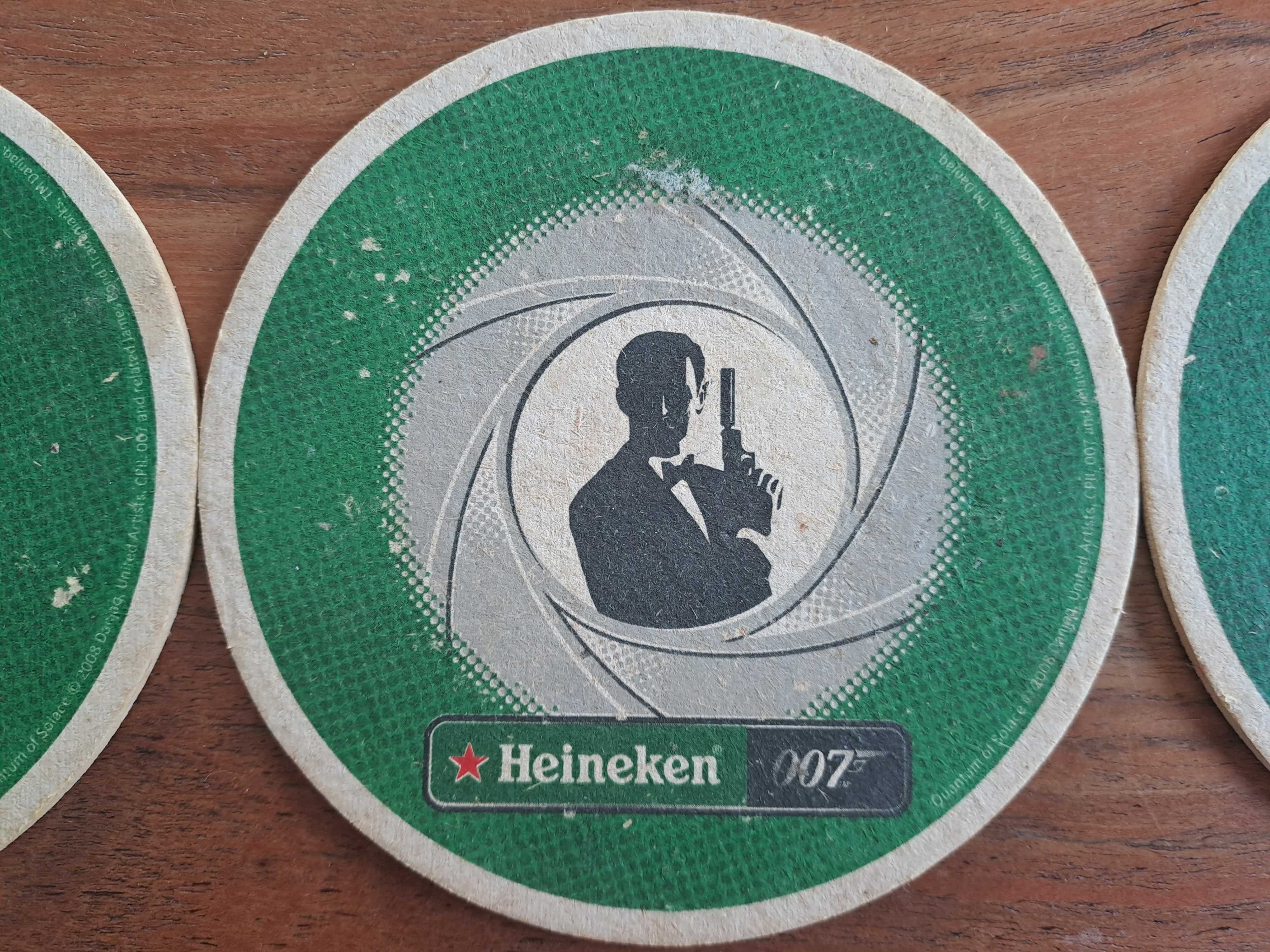 Heineken James Bond 007 Podkładki do piwa