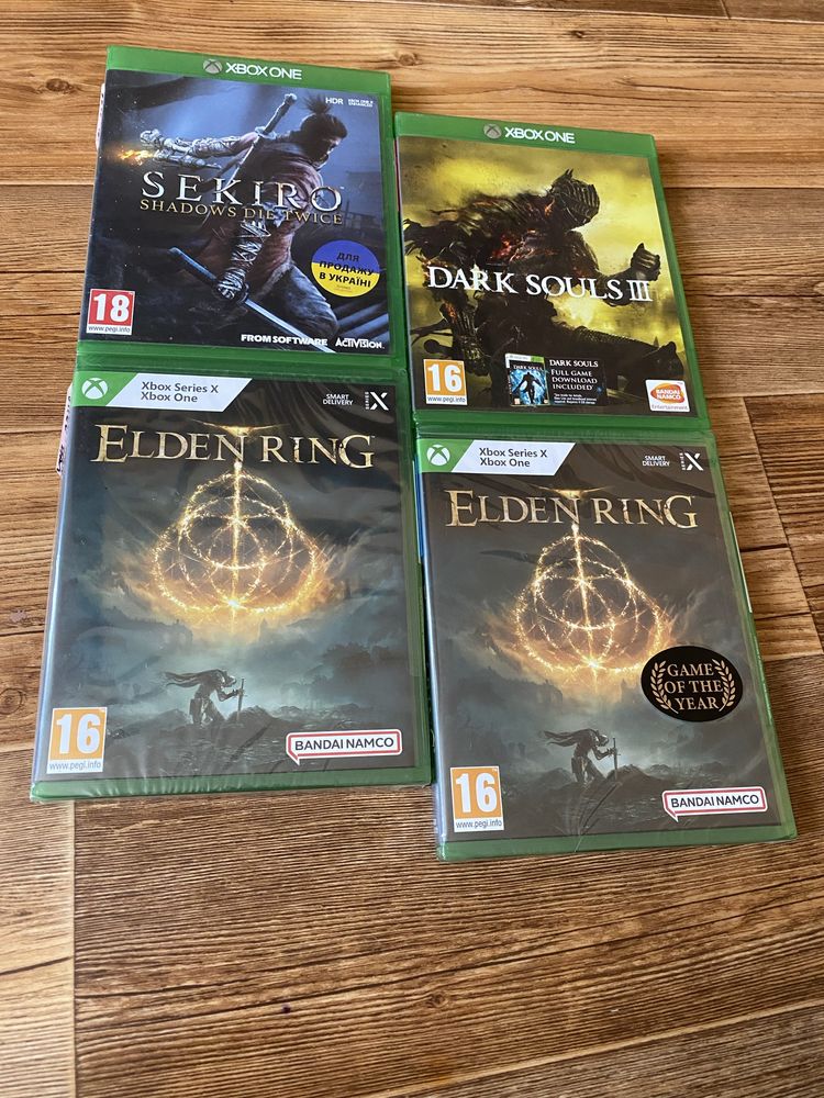 Xbox One/Series X: Elden Ring, Fallout 4, GTA, Sekiro, DMC, Dark Souls
