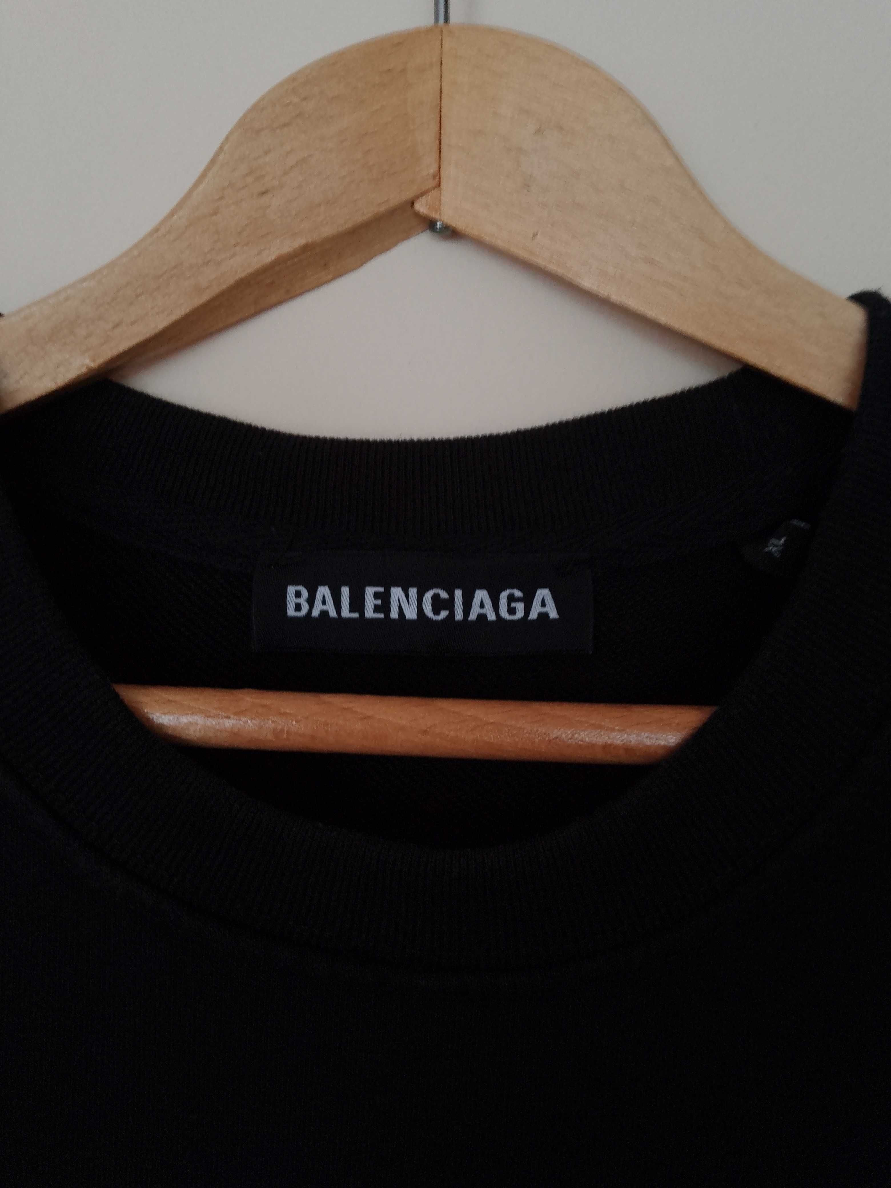 Bluza czarna Balanciaga