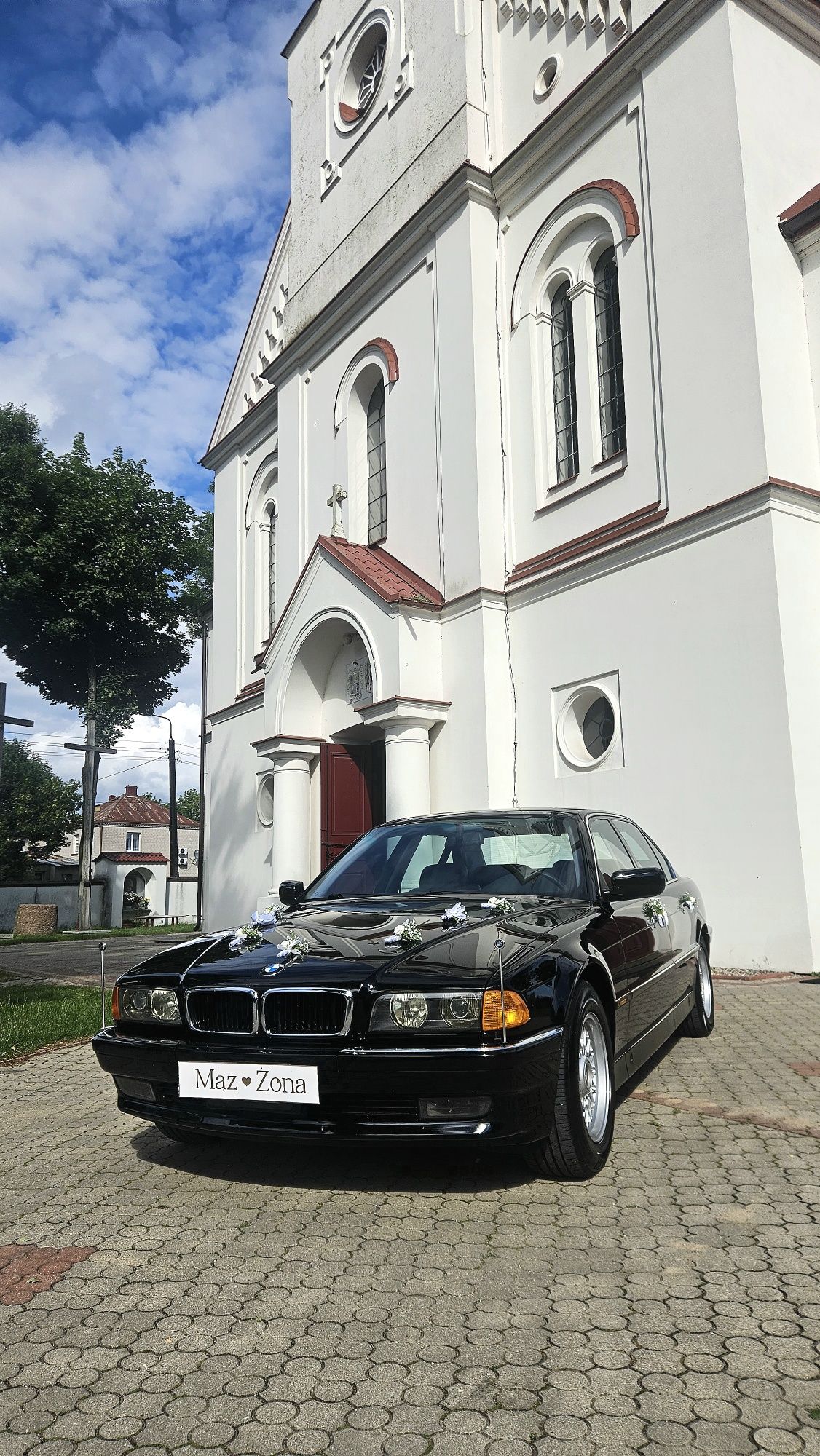 Auto do wesela ślubu BMW E38 740Li E60 545i