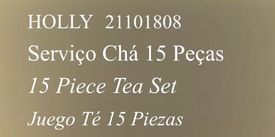 Servico de Jantar Vista Alegre de 70 peças + servico de cha + cafe.