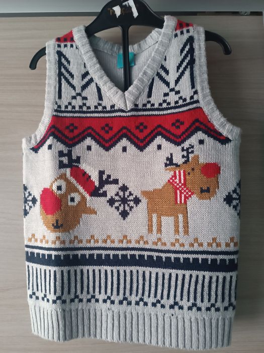 Kamizelka świąteczna renifer 104