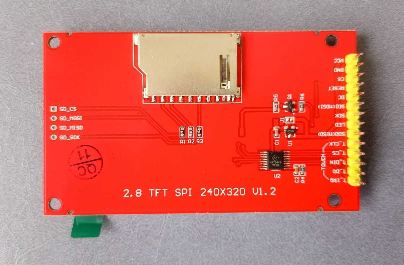 Arduino STM32 ESP32 цветной дисплей 240x320 2,8" ILI9341 SPI с тачем