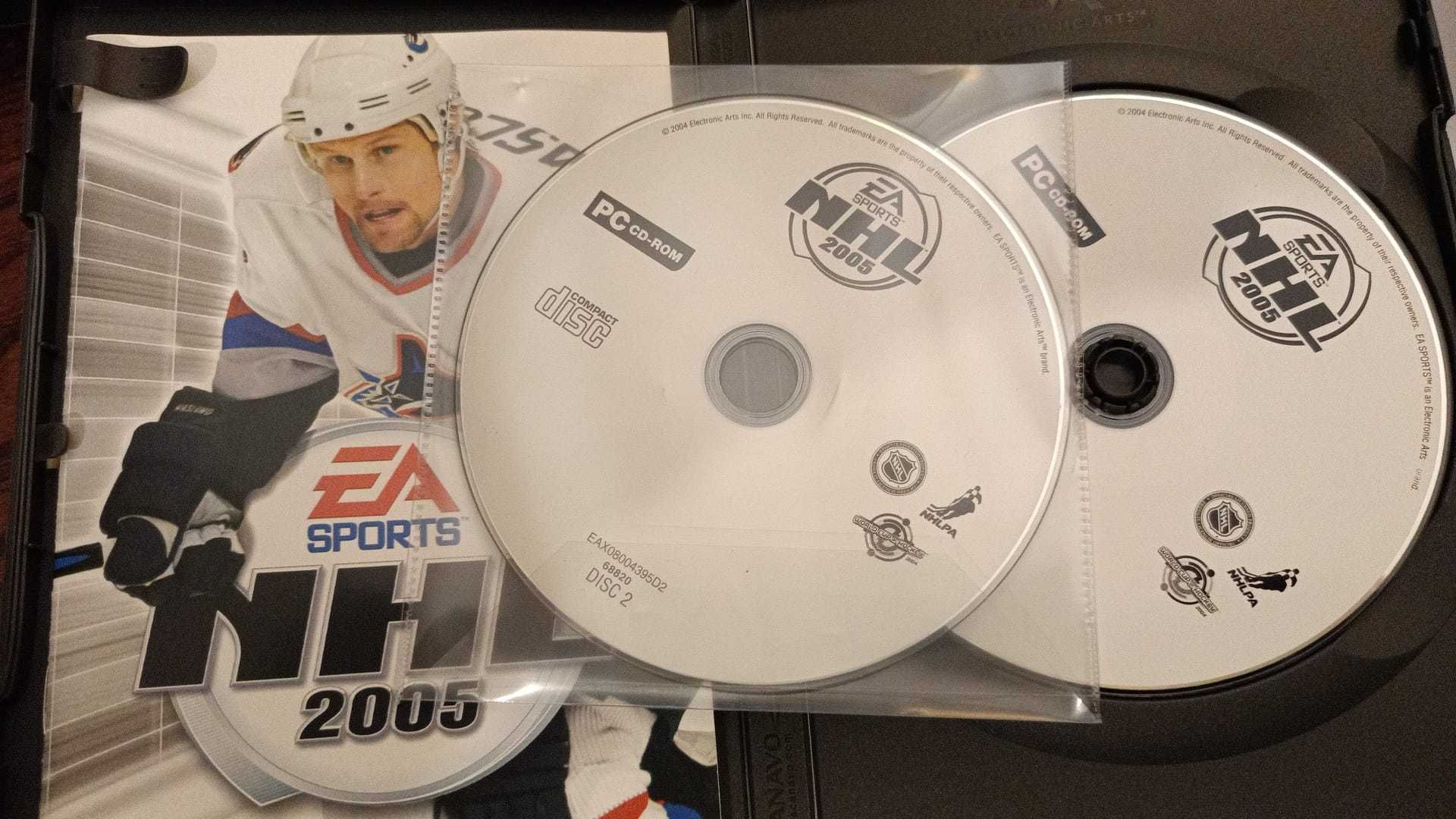 Jogo PC NHL 2005 da EASports - 2 CD+ Manual.