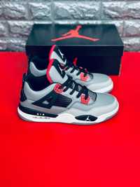 Nike Air Jordan 4 Retro Кроссовки мужские Натуральная Кожа! Джордан