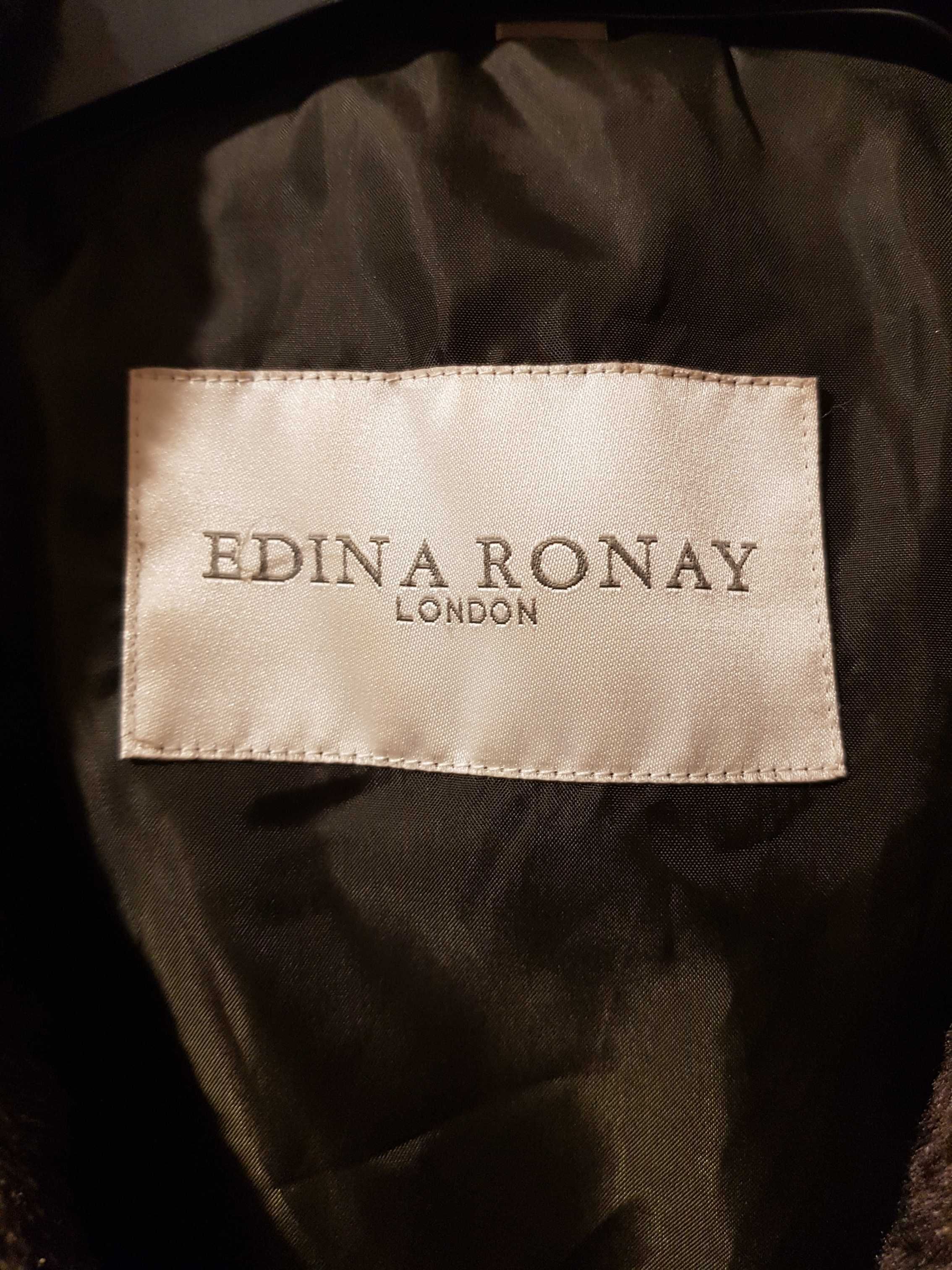 elegancki płaszcz z imitacji futra Edina Ronay 42/XL