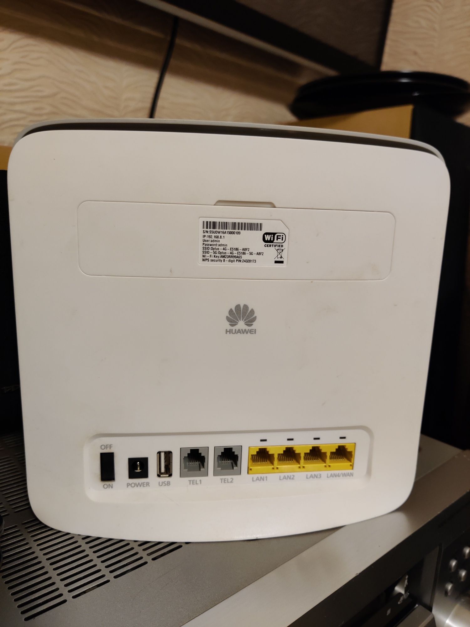 4G/LTE Роутер Huawei E5186s