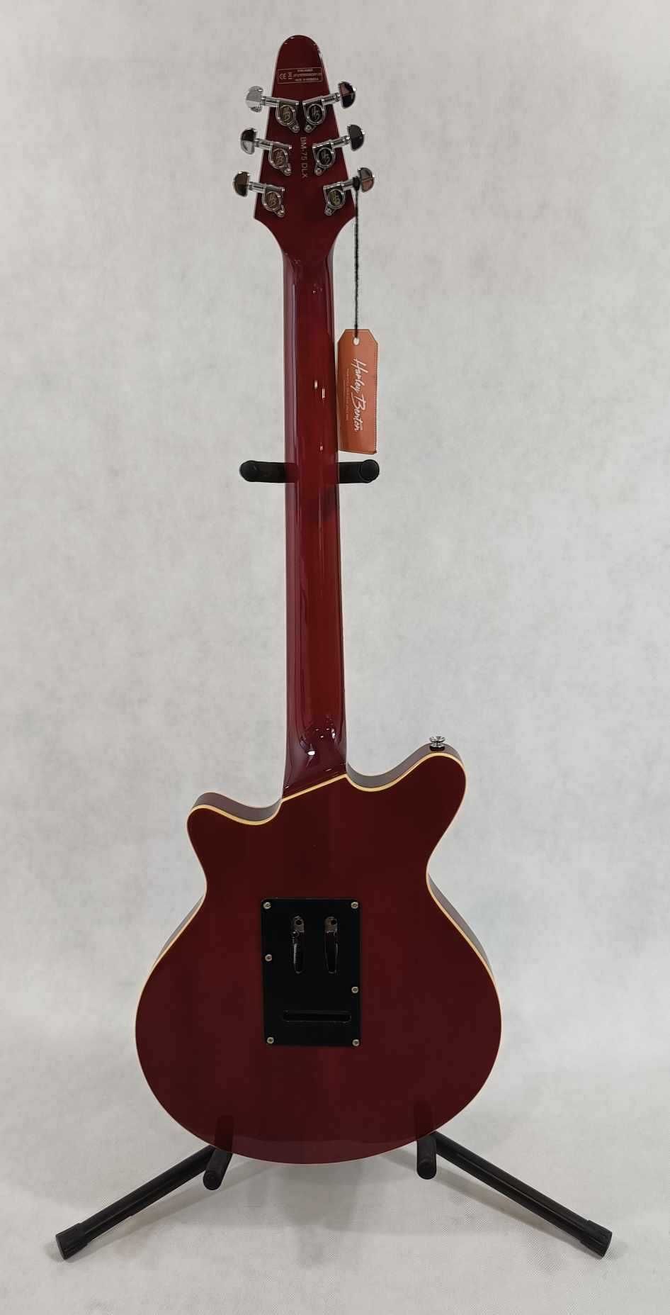 Gitara elektryczna Harley Benton BM-75 Trans Red Deluxe-typ Brian May