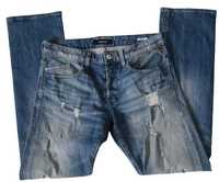 REPLAY WAITOM W32 L34 PAS 90 jeansy męskie proste z elastanem