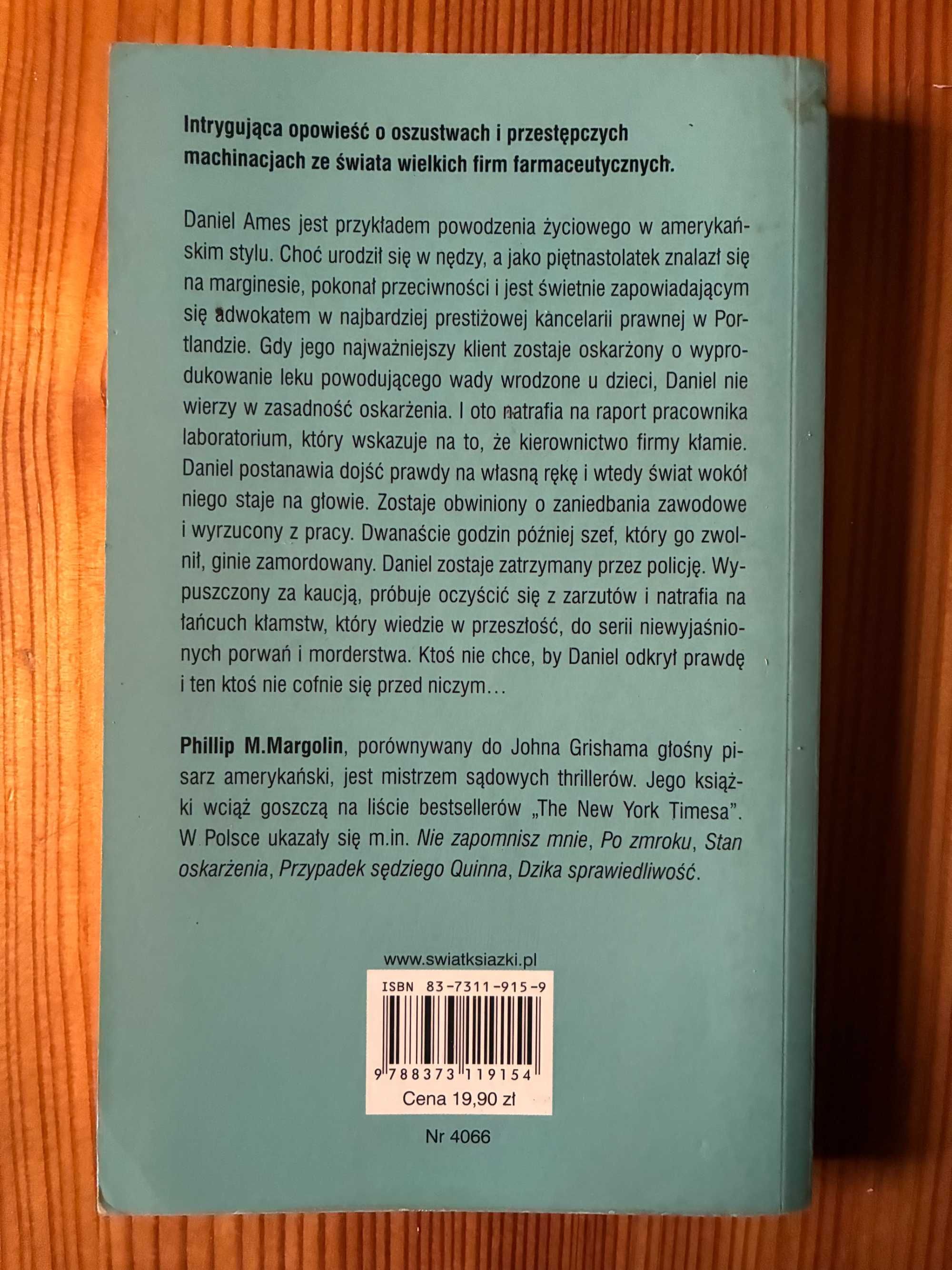 Adwokat - Phillip M. Margolin