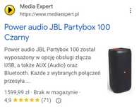 JBL Party Box 100 w super stanie